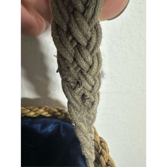 SUN N SAND Woven Jute Rainbow Raffia Bohemian Women’s Crossbody Bag - Picture 8 of 16